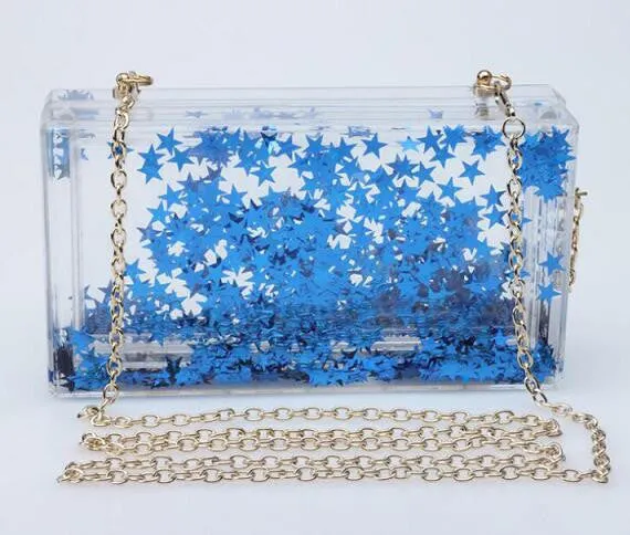 Women Evening Bags Acrylic Transparent Day Clutch Female Handbags Purse Luxury Brand Ladies Messenger Shoulder Crossbody Box Bag