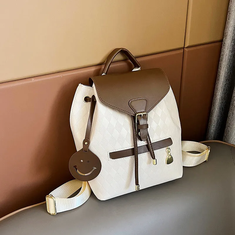Women's Innovative Unique Lightweight Plaid Commuter Backpacks