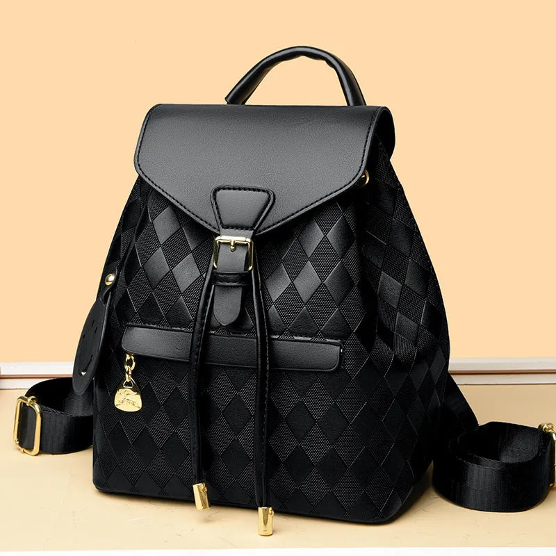 Women's Innovative Unique Lightweight Plaid Commuter Backpacks