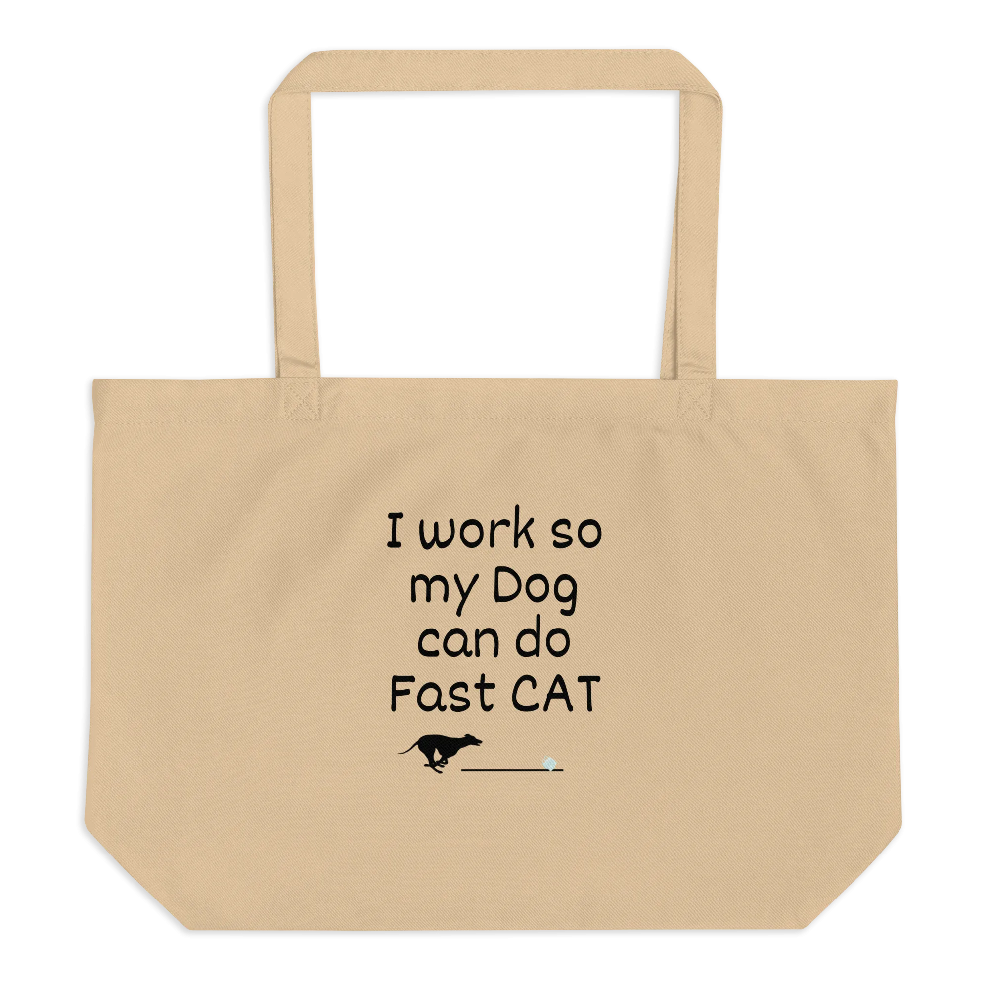 Work for Fast CAT X-Large Tote/ Shopping Bags