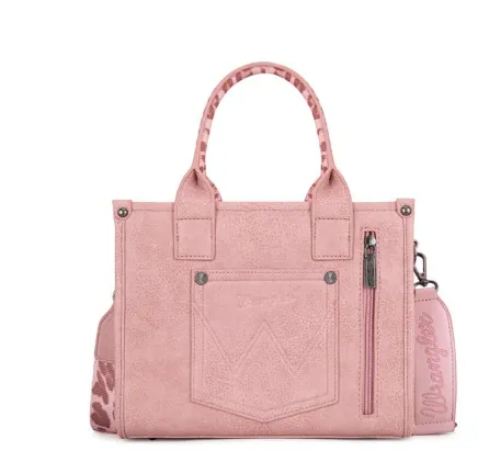Wrangler Leopard Print Concealed Carry Tote/Crossbody