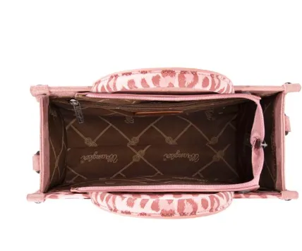 Wrangler Leopard Print Concealed Carry Tote/Crossbody