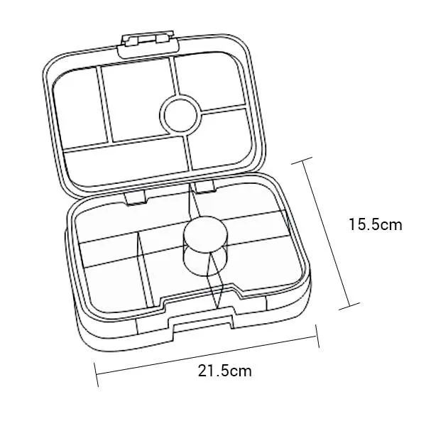 Yumbox ORIGINAL - Neptune Blue - 6 Compartments