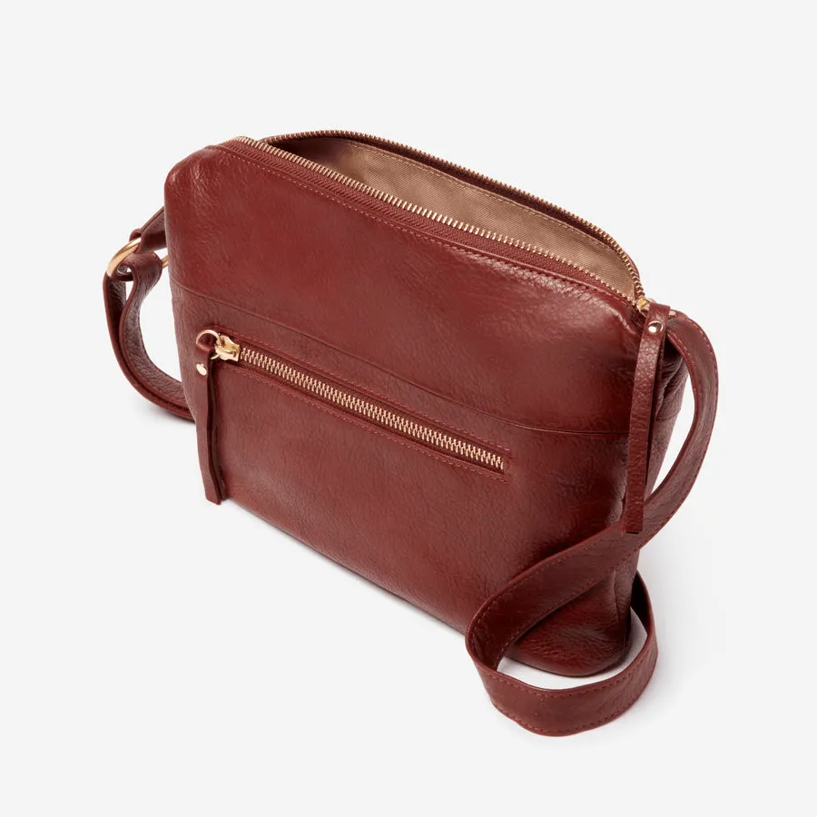 Zella Small Crossbody | Brandy
